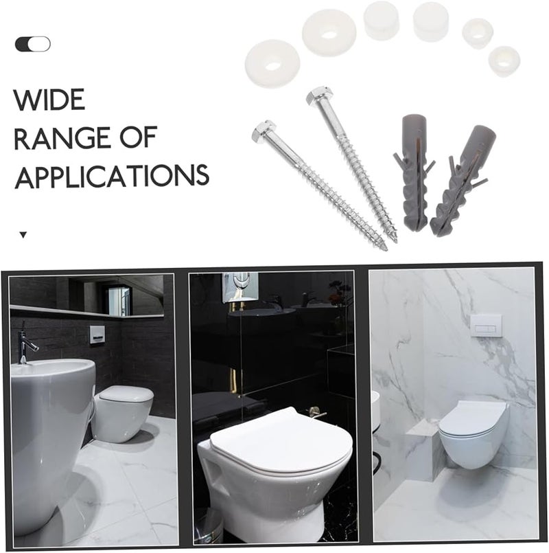 Toilet Tank Screws Replacement Kit 1 Set With Bolts And Nuts For Easy Installation - Image 5